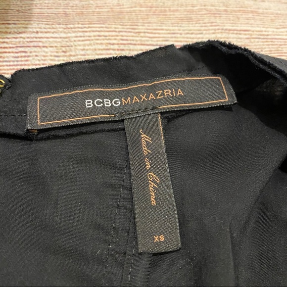 BCBGMAXAZRIA Little Black Dress size XS - Picture 4 of 6